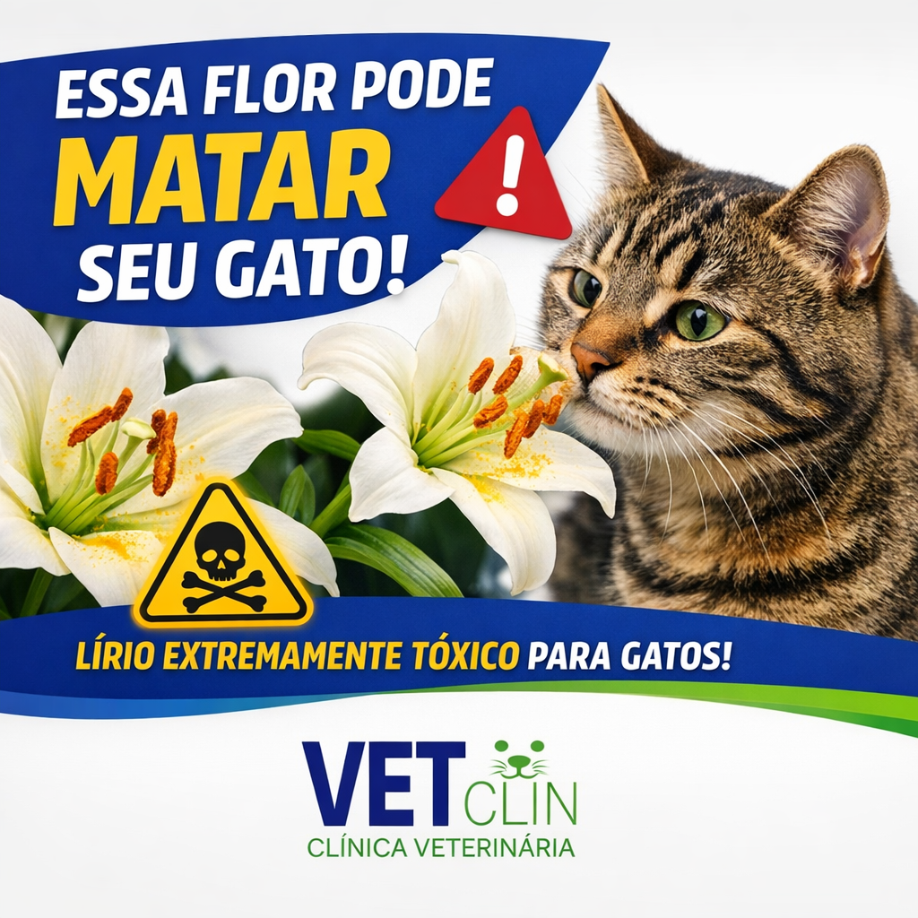 Lírio é tóxico para gatos? Entenda os riscos dessa planta comum